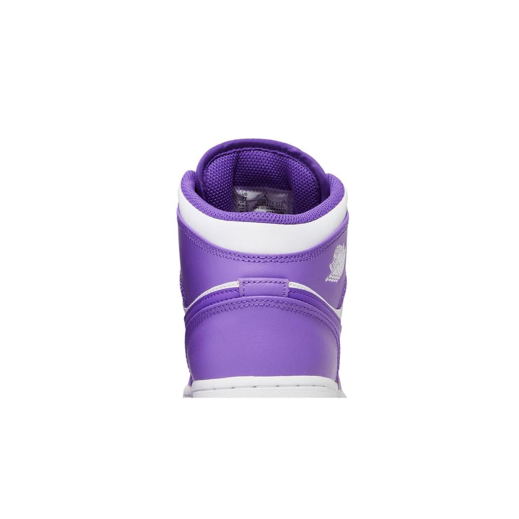 Air Jordan 1 Mid Grade School 'Purple Venom' (Unisex) Purple Venom / White Kids' Basketball Shoes DQ8423 511