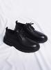 Casual Leather Shoes Men's 2026 New British Style Thick Bottom Heightening Formal Business Wedding Groom  Men Shoes