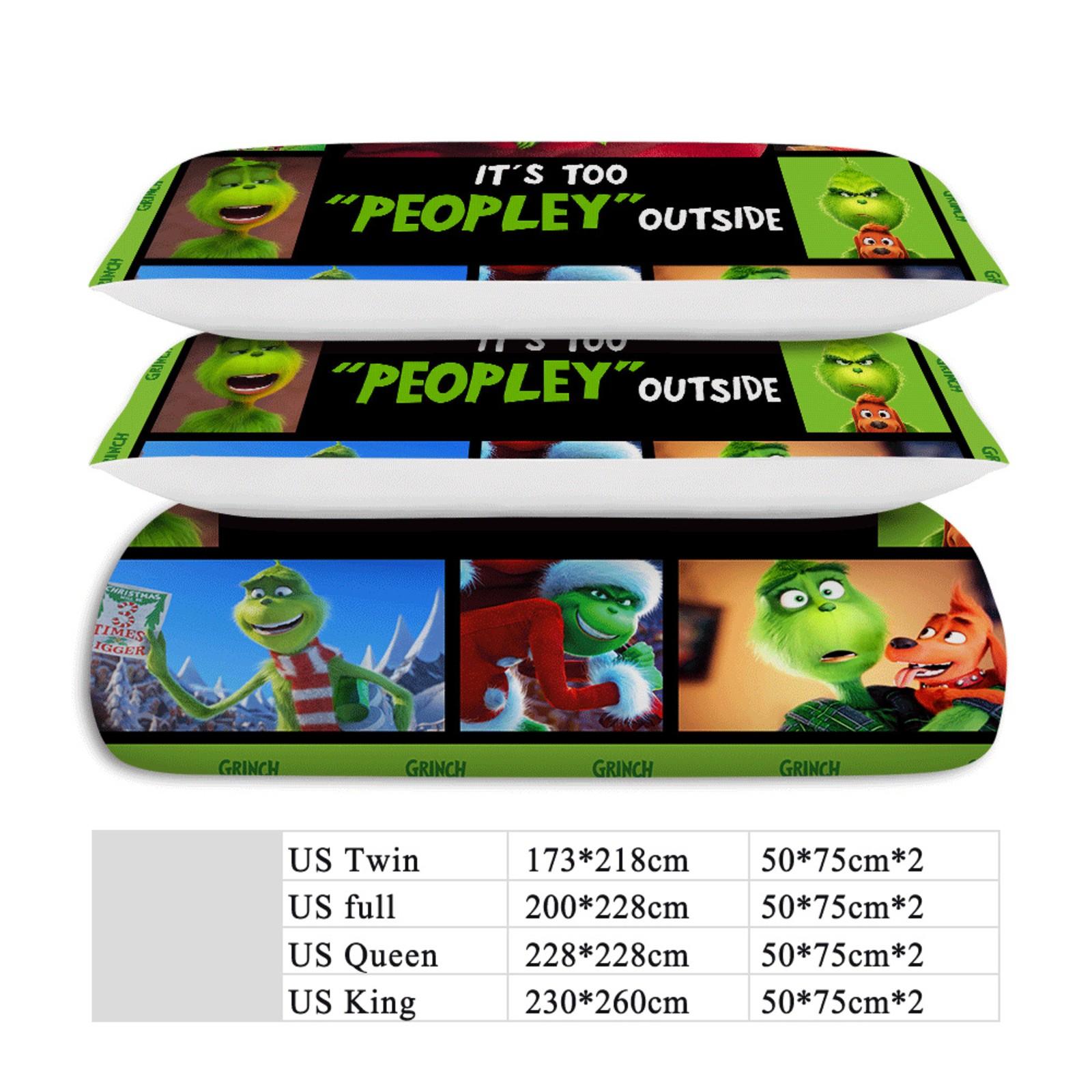 

Пододеяльник с принтом рождественских украшений. Супермягкая матовая микрофибра для двуспальной кровати. Удобный комплект с застежкой-молнией и 2 наволочками. One Size