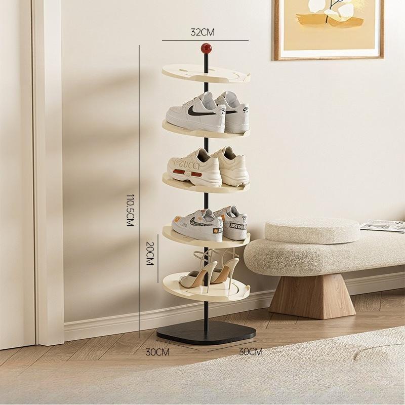 Multi-layer Shoe Rack Space-Saving Rainbow Shoe Organizer Standing Entryway Shoe Shelf for Dorm/Apartment Wardrobe Storage