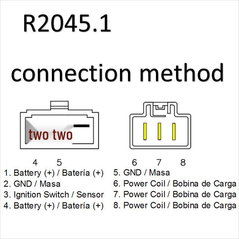 2045.1 A compatible with HONDA VFR 800 - Model Numbers: 31600-MBG-306, 31600-MCW-D61