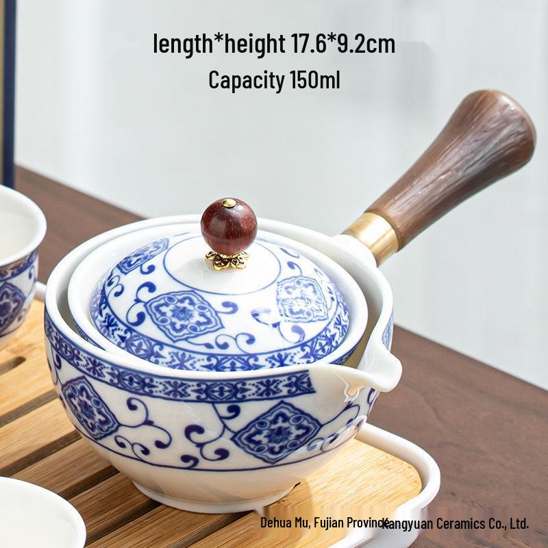 Xiaokang Portable Quick-Brew Travel Tea Set with Automatic Teapot