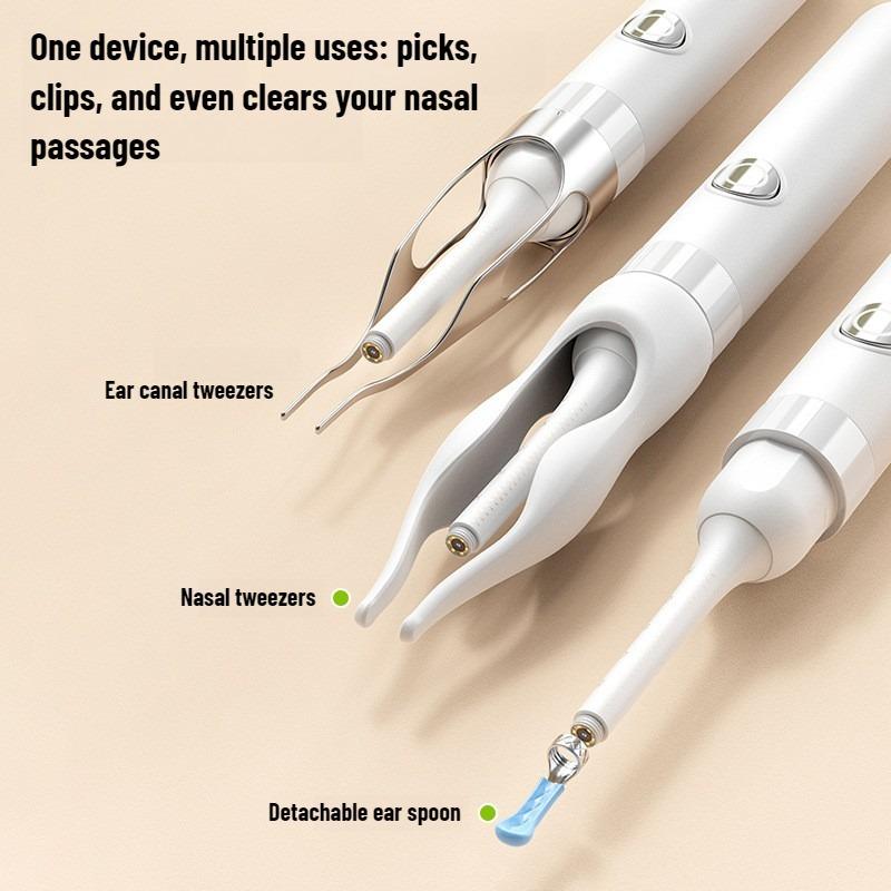Ear Wax Removal Tool Camera Waterproof Ear Cleaner with Camera Visual Ears Pick Tweezers Wax Remover Ear Cleaning Kit for Family