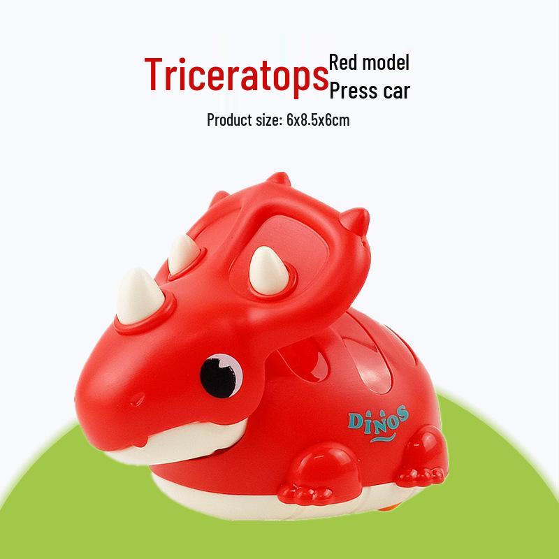 Children's Cute Pet Dinosaur, Chick, and Cow Inertial Animal Car Toy