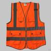 Waistcoat with Pockets, Zipper, Reflective