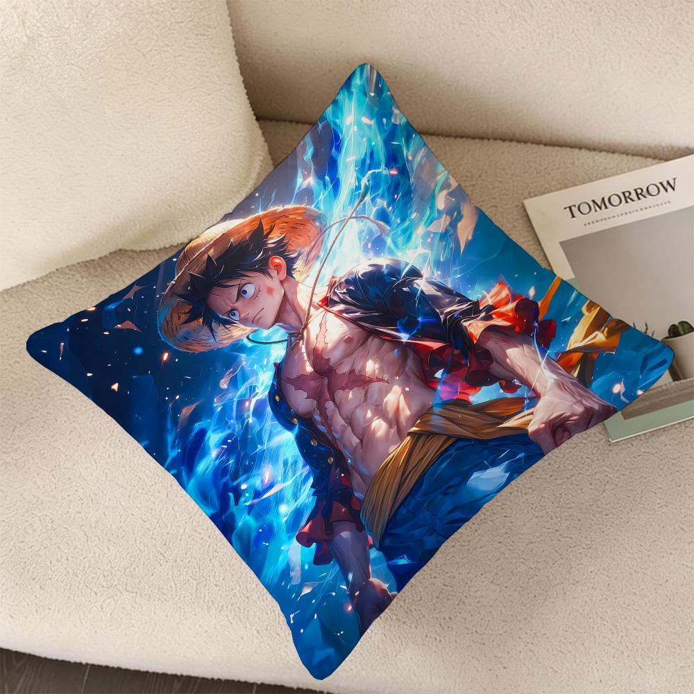 Gifts Anime O-Ones P-Pieces Pillow Cover Decorative Cushions For Sofas Room Decorating Items Modern Home Decoration