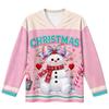 Women's Fashion Casual V-Neck Long Sleeve Printed Top