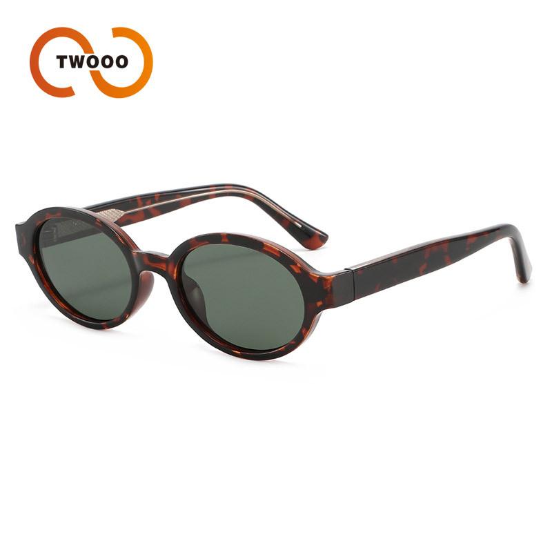Two circles, premium sense insert American sunglasses high definition polarized driving UV protection sunglasses T
