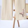Mom's Summer Ice Silk Wide-Leg Pants - Loose, Casual, Nine-Point for Middle-Aged & Elderly Women