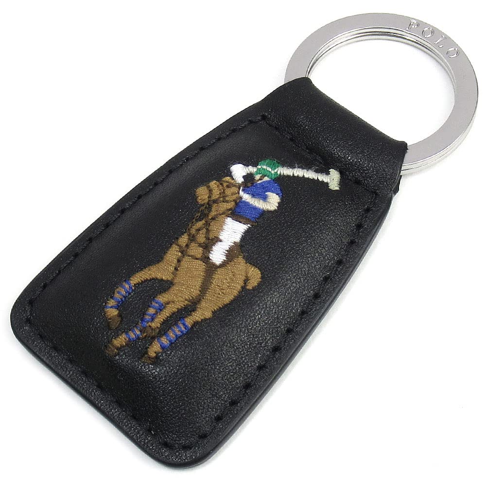 

POLO RALPH LAUREN Big Pony Leather KeychainKey Ring for Men and Women, BlackMulticolor, 405794418-001 [Used]