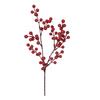 Artificial Red Berry Pick Christmas Holly Berries Stem Faux Plants Foam Berries Branch Xmas Holiday Wedding Party Home Decoration