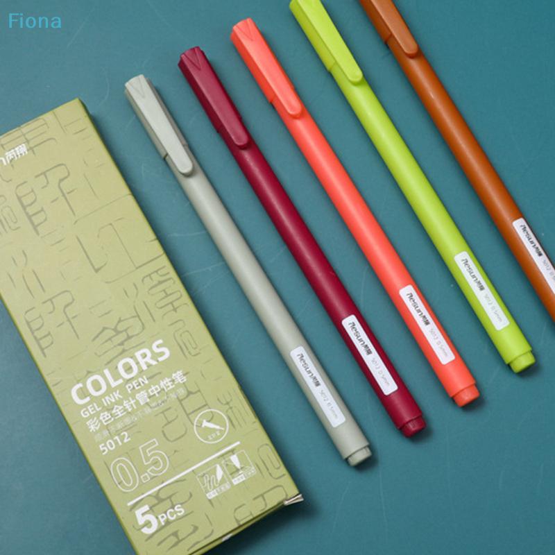 Morandi Color Gel Pen Set, 0.5mm Fine Tip Needle Point Gel Ink Pens for School, Journaling & Office Use