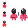 Squid Game Red Guard Worker Staff Plush Toys Front Man 001 456 218 Doll Stuffed