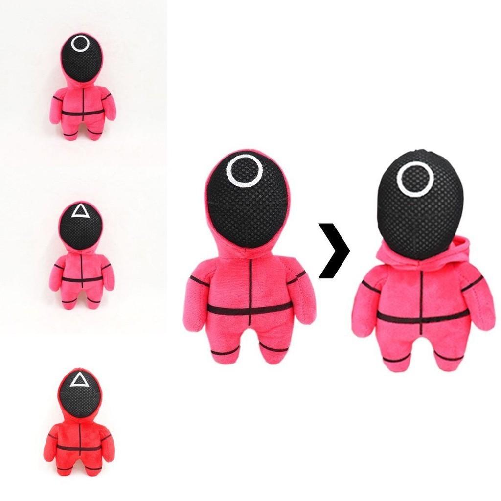 Squid Game Red Guard Worker Staff Plush Toys Front Man 001 456 218 Doll Stuffed