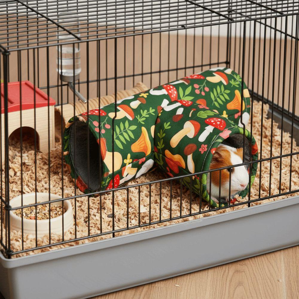 Warm Guinea Pig Tunnel House Thickened Hamster Tunnel Habitat Guinea Pig Hiding Cave Exercising