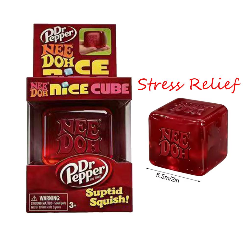 Squishies Nee Doh Squeeze Toys Gift Supplies Sensory Toy  Pressure Reducing Cube, Squeeze Able Fidget Pressure Reducing  ! !