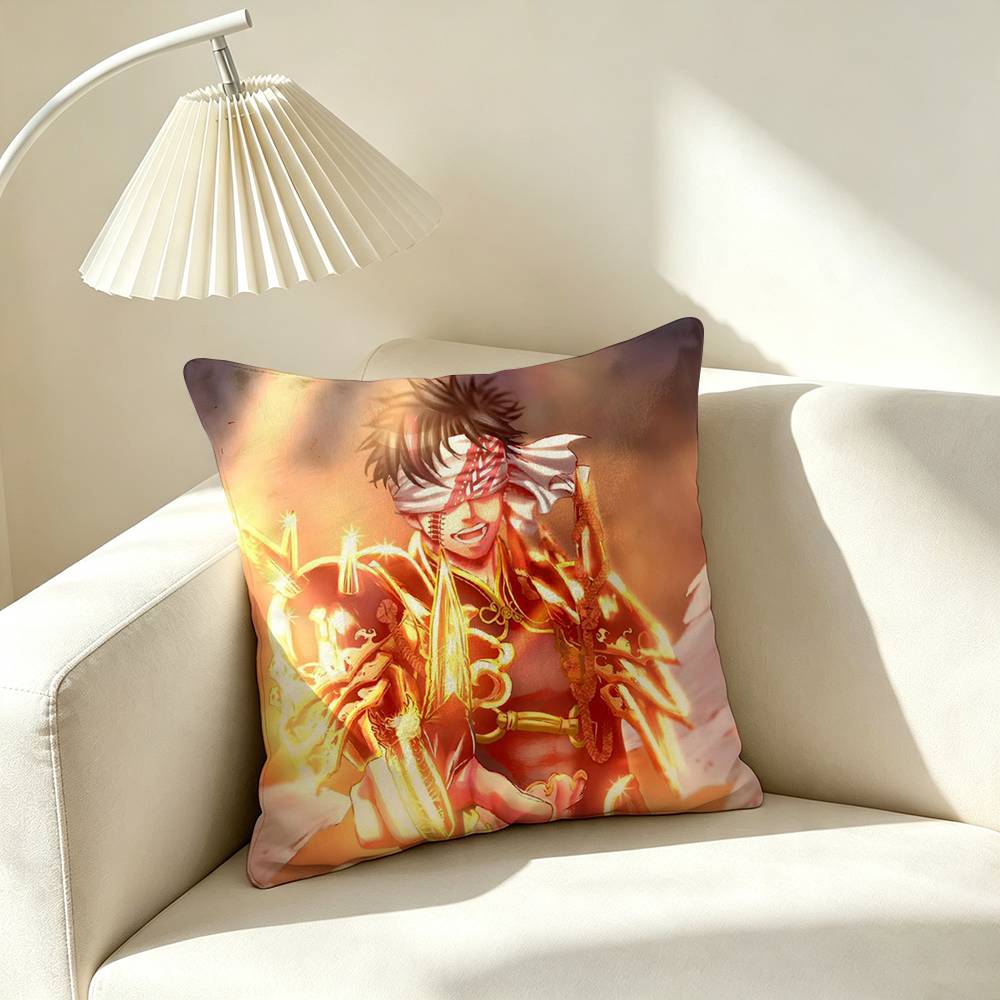 R-Record of Ragnarok Q-Qin Shi Huang Square Double-Sided printed Pillow Case Bedroom Bedside Pillow Sofa Cushion Cover