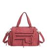 Stilvolle Wildleder Reisetasche Damen Mehrzweck-Tragetasche mit verstellbarem Schultergurt und Modischem Design