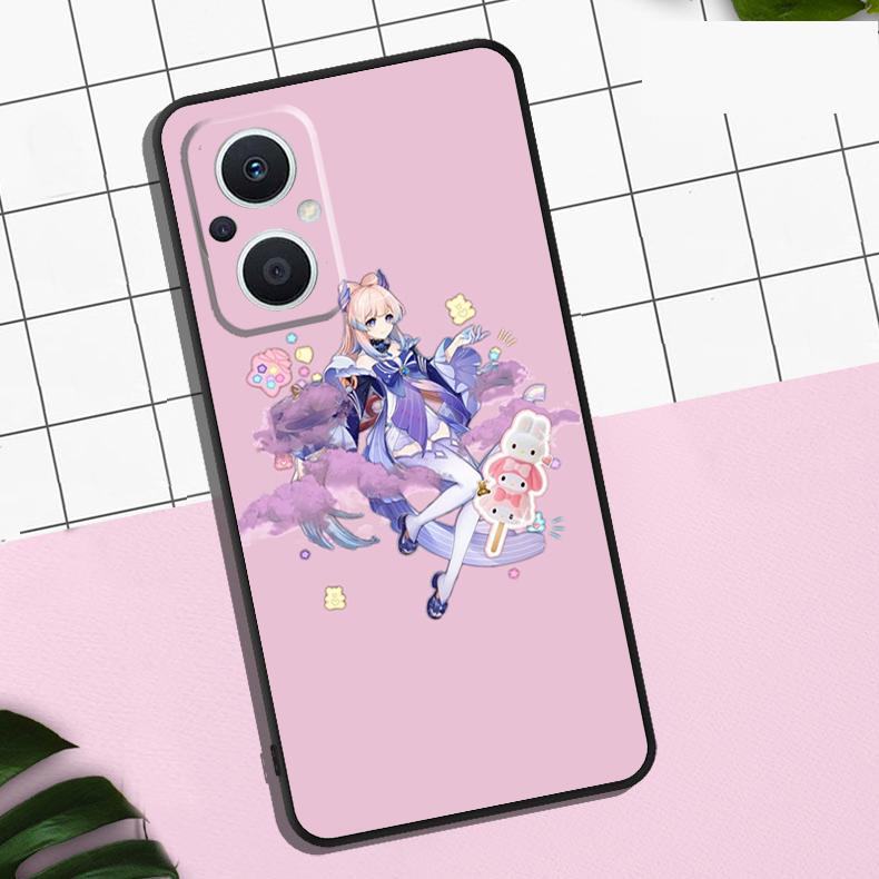 Sangonomiya Kokomi Genshin Impact Case For OPPO Reno 13F 13 12 12F 11 11F 8T 7 8 10 Pro OPPO Find X8 Pro X6 X3 X5 Lite Cover