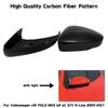 Side Mirror Cover Caps for Volkswagen Golf 6 GTI 7 MK7 R for MK6 Scirocco (Carbon Look) Passat B7 B8 Polo 6R 6C MK5 PLUS