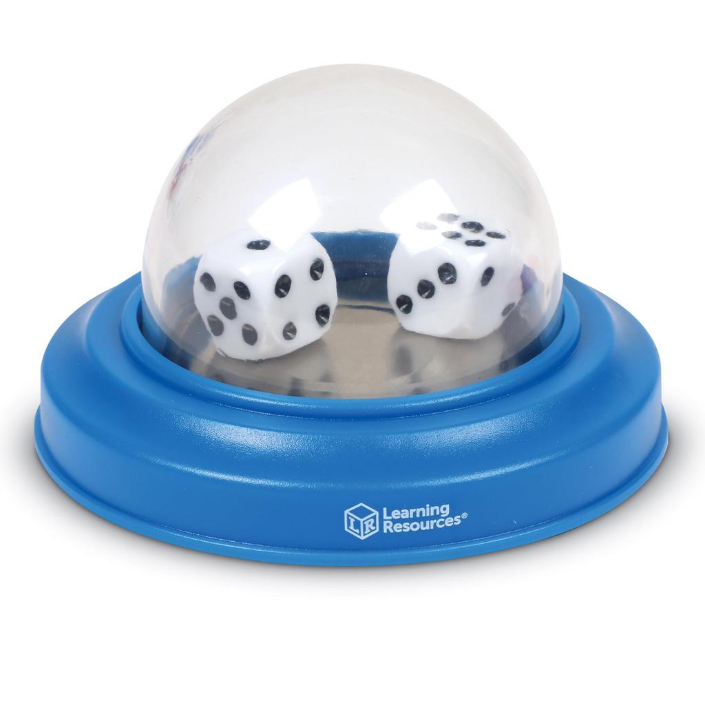 Learning Resources Dice Dice Popper Authentic Recoil-Powered Roller, LER3766,