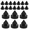 20pcs Rubber Door Bumper Sound Dampening Door Bumpers Wall Protector From Furniture Door Stopper For For Metal Door Metal Frame Edition 0115