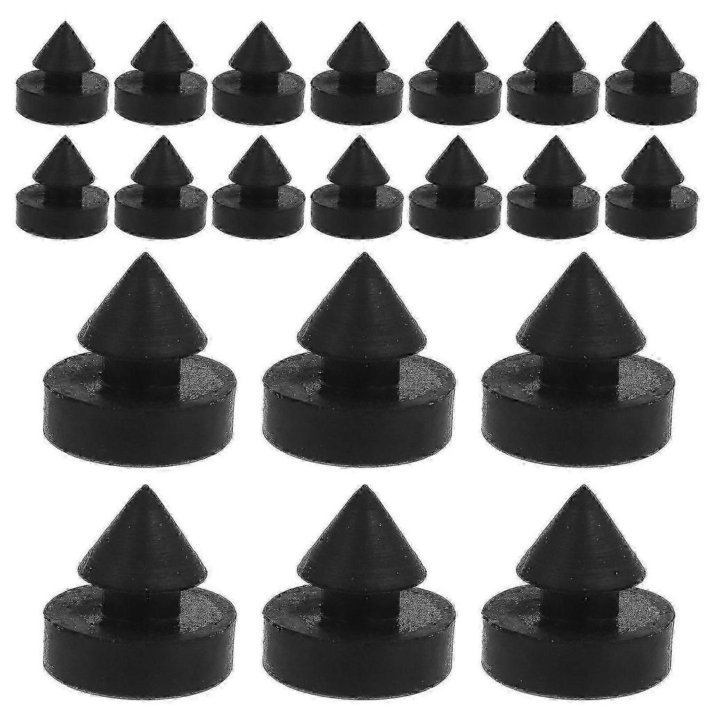 20pcs Rubber Door Bumper Sound Dampening Door Bumpers Wall Protector From Furniture Door Stopper For For Metal Door Metal Frame Edition 0115
