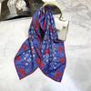 Cherry Girl Autumn/Winter Korean Style Real Silk & Wool Scarf - Warm Medium Square Shawl