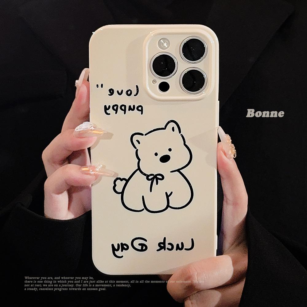 Simple Cute Puppy Phone Case for iPhone 17 iPhone 17 Pro Max