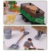 49 Piece Farm Playset With Figures Animals Tools Plant For Children Imaginative Learning And Role Play Accessories