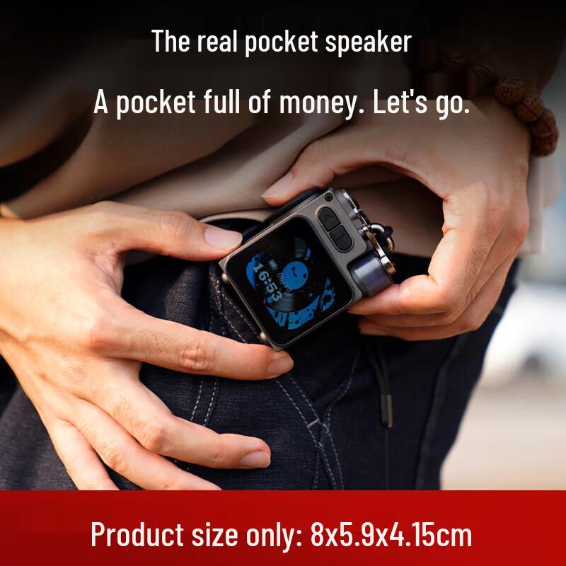 Newmine K15 Portable Bluetooth Speaker with Display