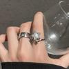 Five-Pointed Stars Finger Rings Jewelry Adjustable Punk Finger Rings Gift