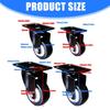 4Pcs Heavy Duty Furniture Wheel Casters Quiet Trolley Wheel 360 Swivels Casters for Trolley Home Office Desk Chair