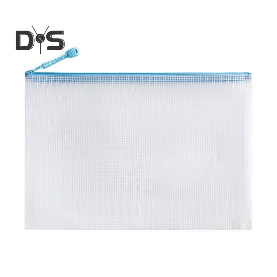 File Bag Large Capacity Storage A4 Files Stationery Carrying Case Transparent Visual Design Portable Document Organizer