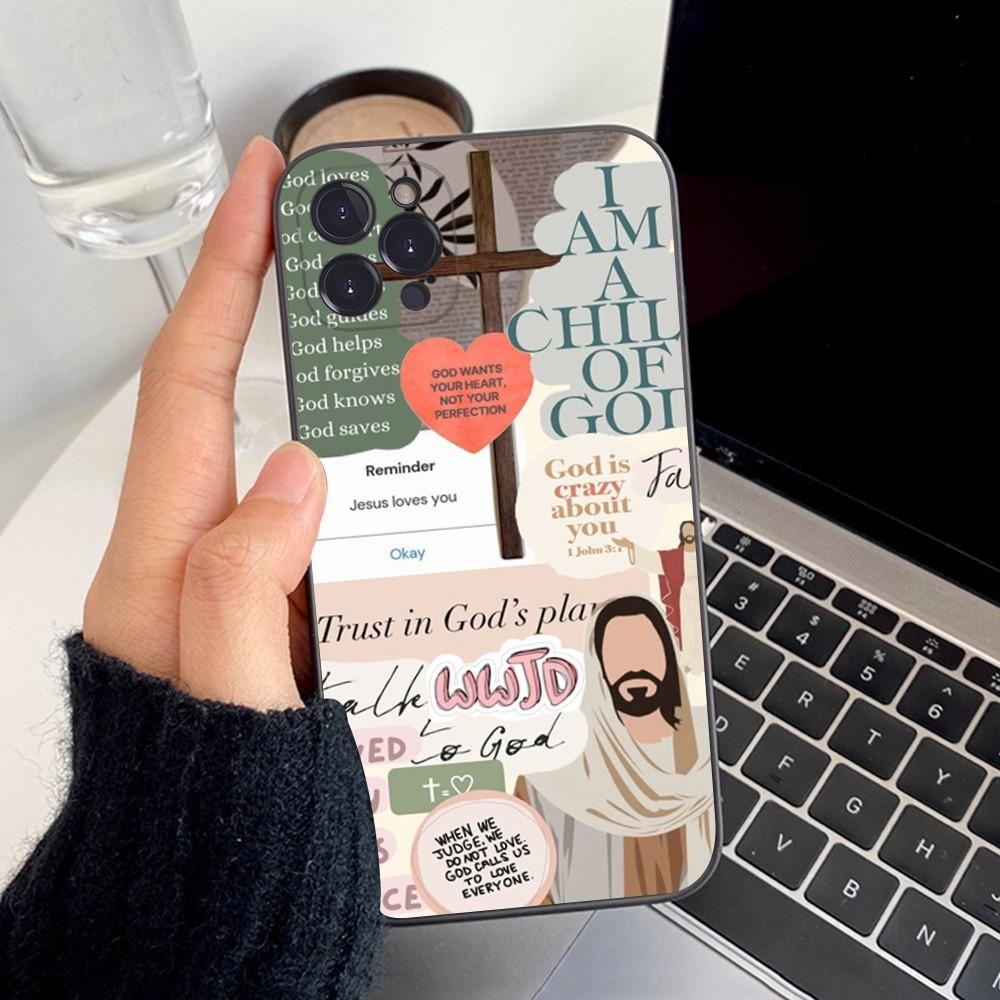 Faith Christian Religious Jesus Phone Case For IPhone 18 15 14 11 12 13 Mini Pro XS Max Cover 6 7 8 Plus X XR SE 2020 Funda Shell