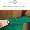 Women's Crew Neck Sweater Autumn and Winter Gradient Knit Pullover Loose Thick Knit Top