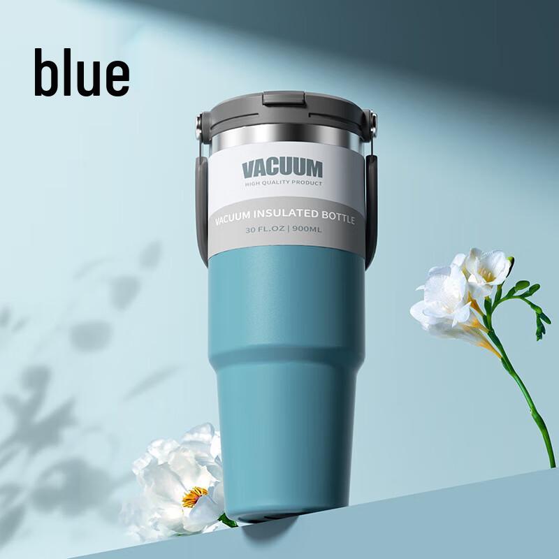 Carborton 900ml Stainless Steel Insulated Straw Tumbler