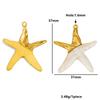 Ocean Theme Starfish Charms Pendants Large Size Conch Charm Pendant  For Jewelry Making