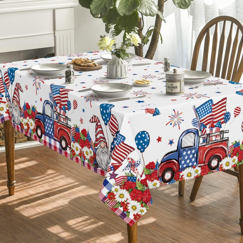 Independence Day Creative Tablecloth Home Festive Dining Table Coffee Table Dustproof Beautiful Decoration