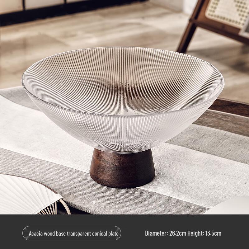 New Chinese Style Glass Fruit Bowl