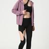 Women's Loose Fit Hooded Sports Jacket - Zipper Cardigan for Yoga, Running, Quick-Dry Fitness Long Sleeve Top