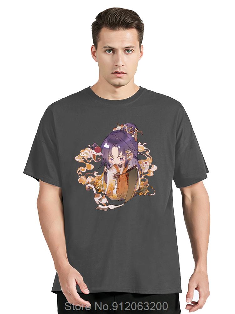 Onmyoji Yamata No Unisexs Clothing Monster Aesthetic Cartoon Oversized Tshirt Spring Fitness T Shirt Popular Cotton Tshirt
