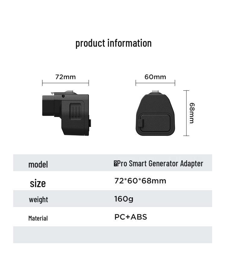 EcoFlow Outdoor Power Station Pro: Fast Charging Adapter & Smart Remote