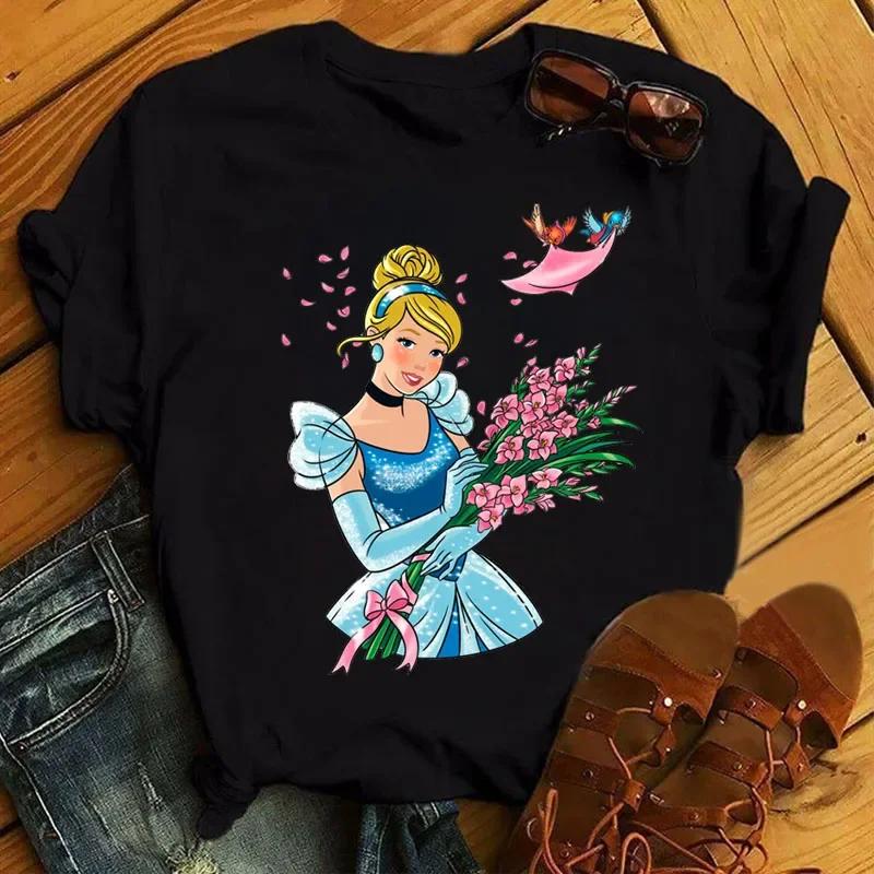 Graphic Print Women T Shirts Harajuku Streetwear Hip Hop Casual Loose O-neckShort Sleeve Y2k Tops