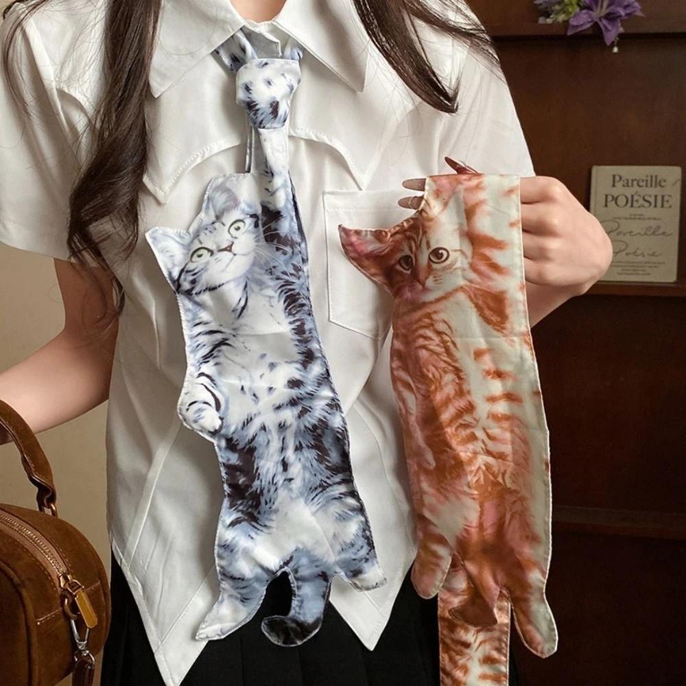 Exaggerated Design Necktie Unique Collarbone Tie Trendy Tie Necklace  For Women Men
