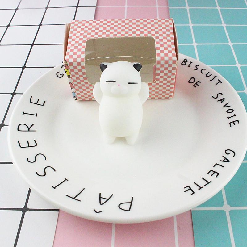 

Toys Squishy Cat Soft Silicone Kawaii Kitties Top Stress Relief Sensory Gift Unique Kids & Adults Teenage Girl Boy