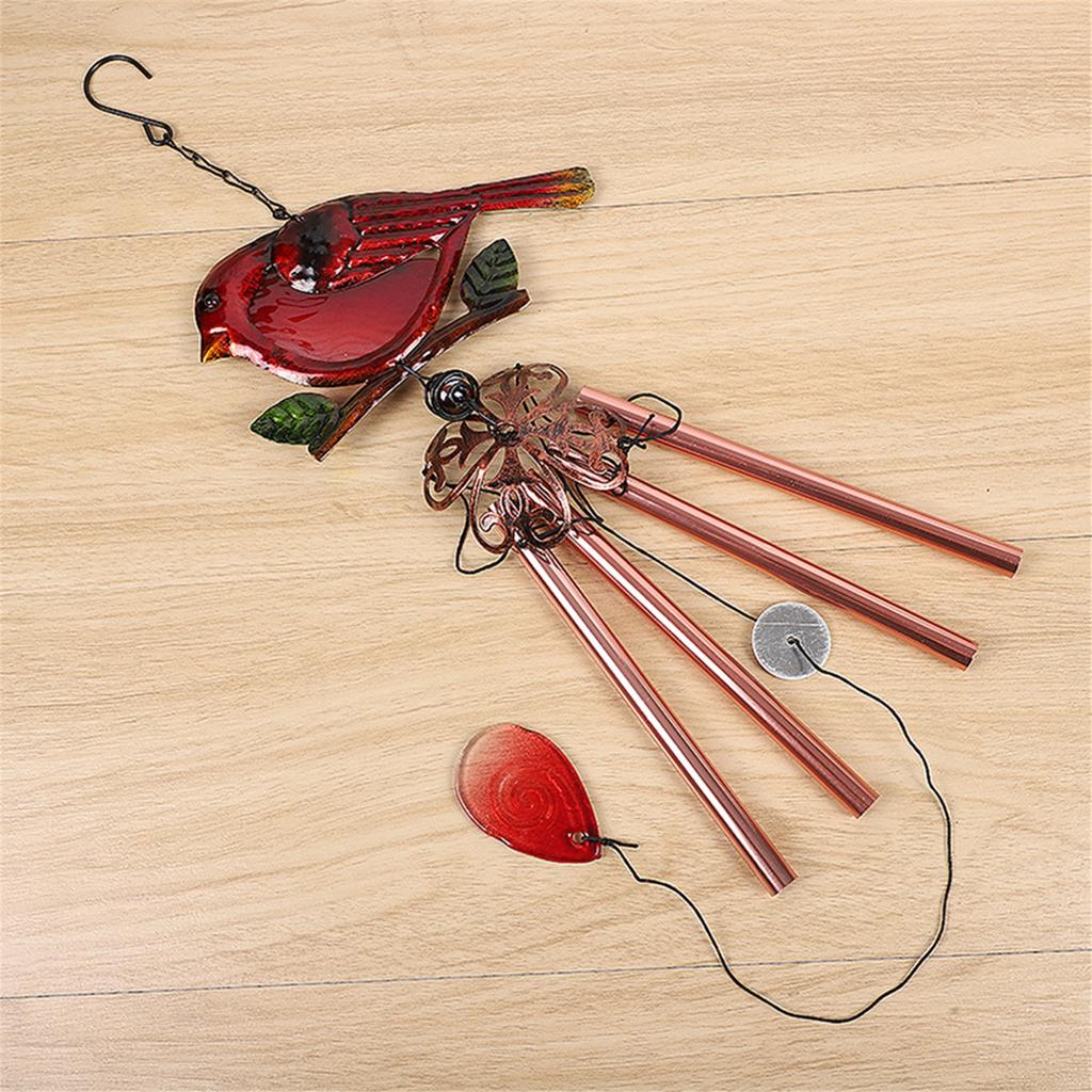 Garden bird wind chime bird shaped glass bell music wind chime garden courtyard decoration