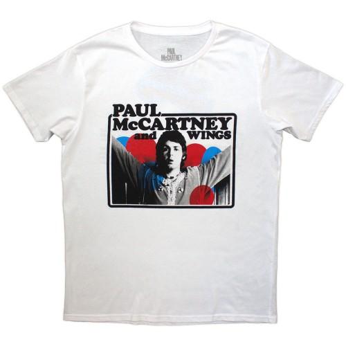 Paul McCartney Unisex Adult Photo Rose T-Shirt