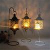 Retro Iron Birdcage Hanging Lantern Tealight Candle Holders Stand With Artistic Openwork Baroques Designs Home Decors