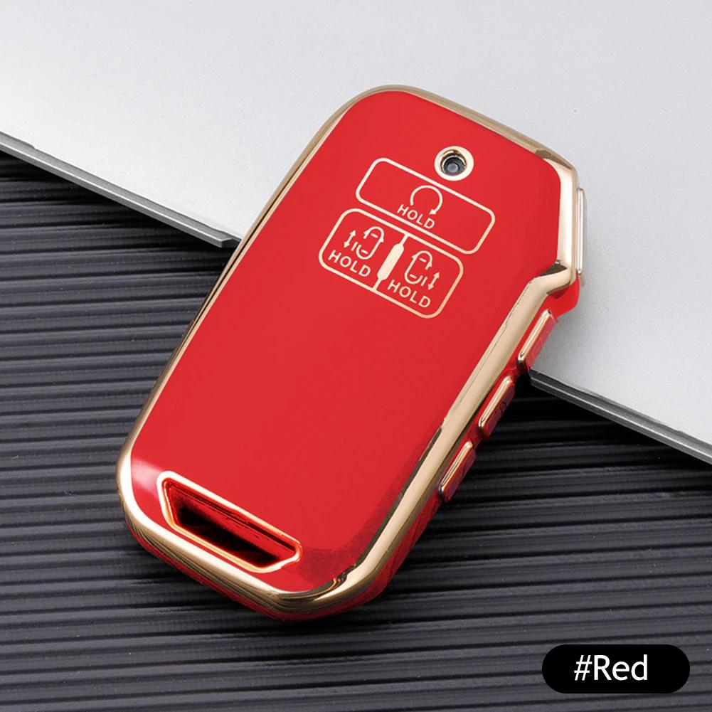 TPU Electroplated Car Key Case for Kia K5 K3 K4 Sportage Carnival Sedona 7 Button Key Cover Key Shell Interior Accessories